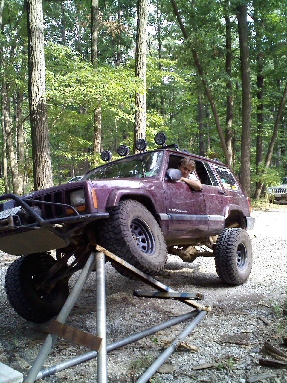 flexing it out, longer shocks and brake lines up front would help