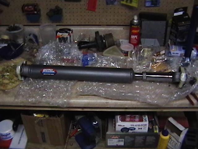 New rear driveshaft